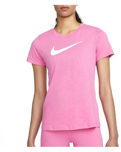 Nike Maglia a girocollo Dry DFC da donna - Rosa