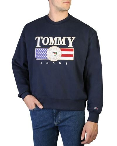 Tommy Hilfiger Tommy Jeans Boxy Luxe-Sweatshirt - Blau