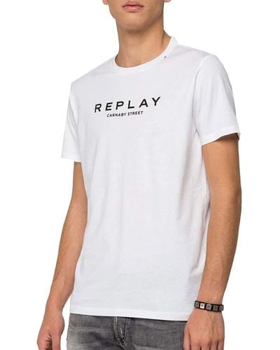 Replay M3006 .000.2660 T-Shirt - Weiß