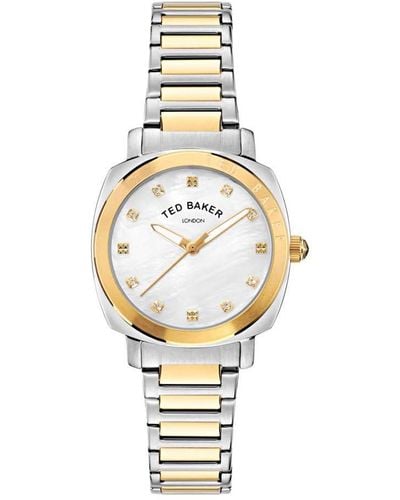 Ted Baker Bkprbs407 Ladies Kirsty Studs Watch - Metallic