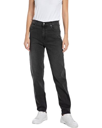 Replay M914y Anbass Bf Jeans - Black