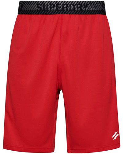 Superdry S Core Relaxed Shorts - Rot