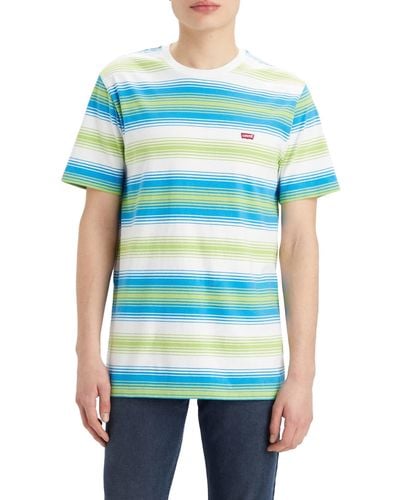 Levi's Levi's® Plus Shirt Met Ronde Hals Big Original Hm Tee - Blauw