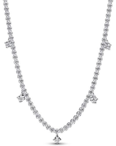 PANDORA Sparkling Drop Collier Necklace - Metallic