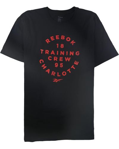 Reebok S Training Crew Charlotte 1895 Graphic T-shirt - Black