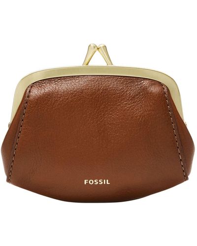 Fossil Wallet For Vintage Pouch - Brown