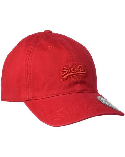 Superdry Orange Label Cap Baseball - Red