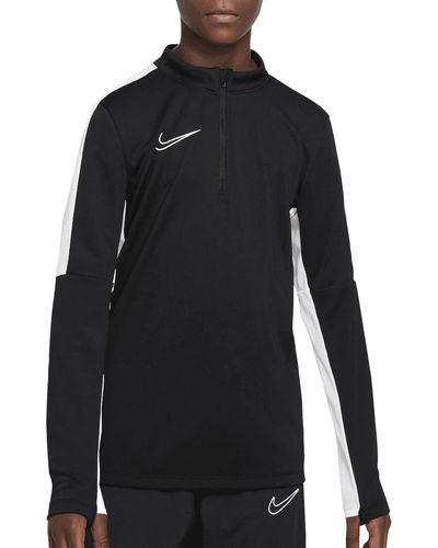 Nike Df Acd23 Sweater Black/white/white 146 - Zwart
