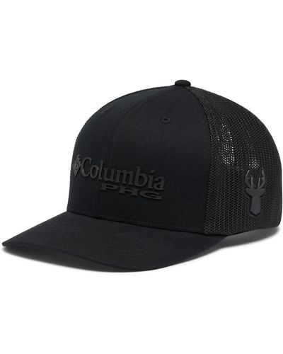 Columbia Phg Logo Mesh Ball Cap-high - Black