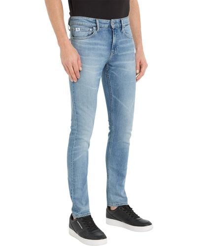 Calvin Klein Jeans Slim Skinny Fit - Blau