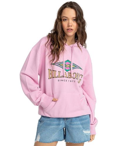 Billabong Pullover Hoodie For - Pullover Hoodie - - Xs - Pink
