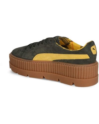 PUMA Baskets Basses Cuir suédé Fenty Cleated Creeper Suede - Multicolore