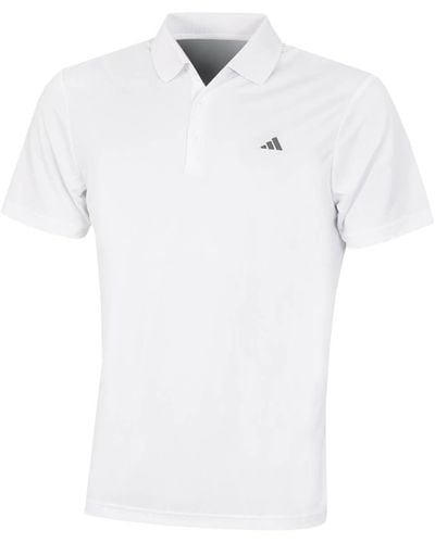 adidas Polo Performance Primegreen à manches courtes pour homme - Blanc