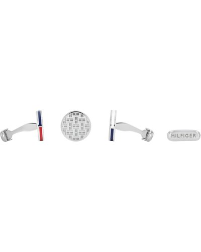 Tommy Hilfiger Jewellery Men's Stainless Steel Cufflinks - 2790360 - Multicolour