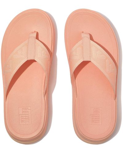 Fitflop Surff Webbing Toe-post Sandals - Orange