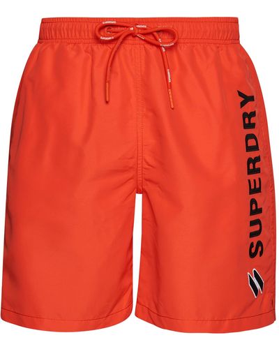 Superdry Code Applque 19inch Swim Short W2 - Red