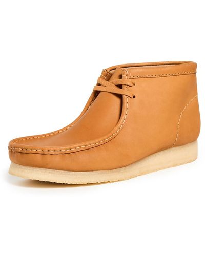 Clarks Wallabee Boots Oxford - Orange