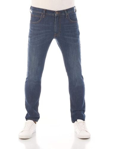 Lee Jeans Jeans da uomo Luke Slim Fit Pantaloni Tapered Uomo Jeans Cotone Denim Stretch Blu Nero Grigio w30 w31 w32 w33 w34 w36 w38