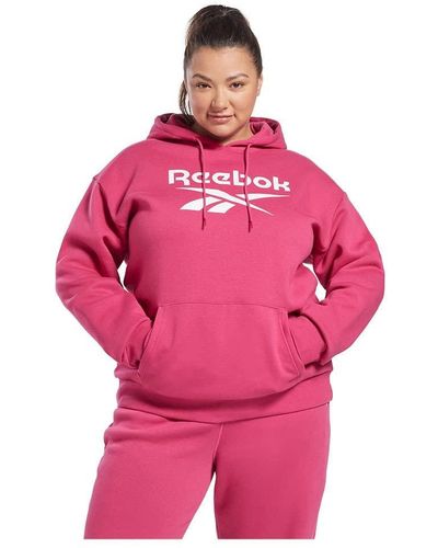 Reebok Identity Logo Fleece Hoodie - Pink