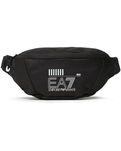 Emporio Armani Borsa marsupio uomo EA7 train core sling bag shoulder bag black/white logo UBS23EA03 245079 CC940 Media - Noir