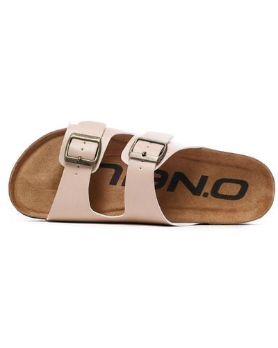 O'neill Sportswear S Sandy Slider Flip Flops Sandals Pink 4 Uk - Brown
