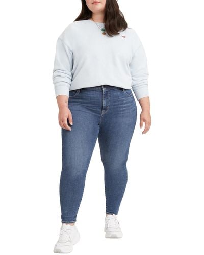 Levi's Plus Size 720 High Rise Super Skinny Jeans - Schwarz