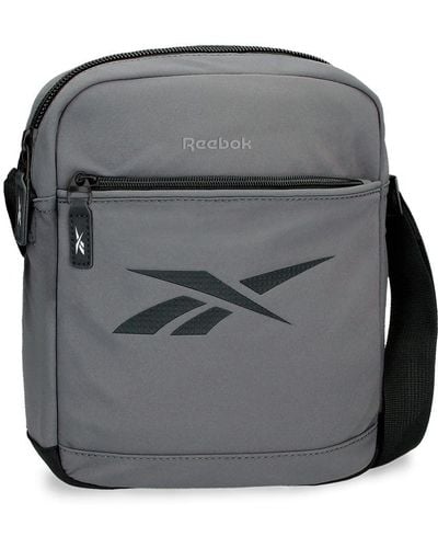 Reebok Newport Shoulder Bag Portatablet Grey 23x27x7 Cms Polyester