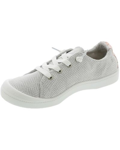 Roxy Baskets Bayshore Plus pour femme - Blanc