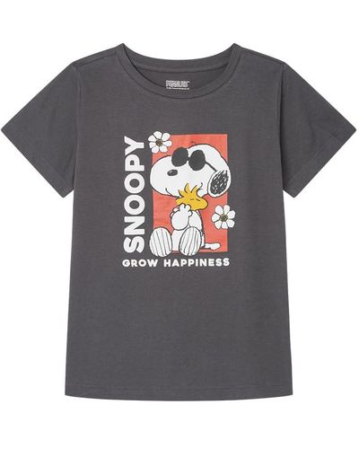 Springfield SPRINGFILED Camiseta Snoopy - Gris