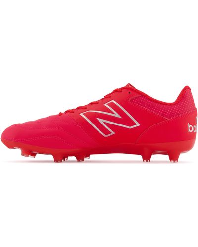 New Balance Mens 442 V2 Team Fg Soccer Shoe - Red