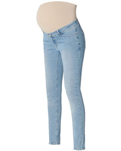 Esprit Maternity Broek Denim Over The Belly Skinny Jeans - Blauw
