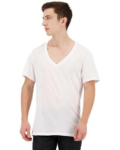 G-Star RAW Base Heather T-Shirt 2 Pack - Weiß