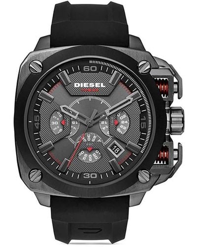 DIESEL Armbanduhr BAMF Analog Quarz Silikon DZ7356 - Schwarz