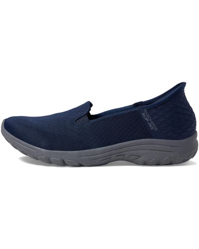 Skechers , Reggae Fest 2.0 Luce di Guida Donna, Maglia Blu Navy, 40 EU