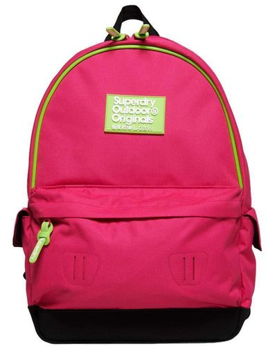 Superdry Montana Strobe Light Backpack Pink
