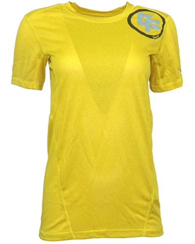Reebok Crossfit Utility Yellow Prepare For The Unknwn Playdry Performance T-shirt Z83044