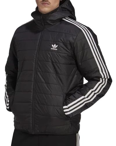 adidas Pad Hooded Puff - Noir