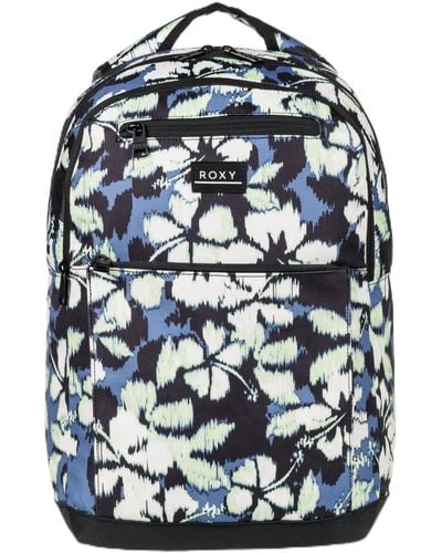 Roxy Here You Are Printed Luggage Hand Luggage - Blue