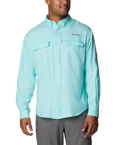 Columbia Skiff Guide Woven Long Sleeve - Blue