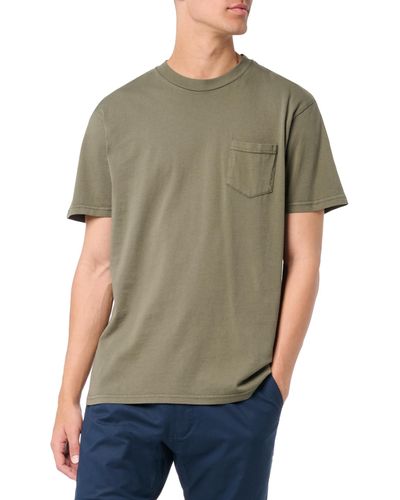 Quiksilver Saltwater Pocket Short Sleeve Tee Shirt T - Green