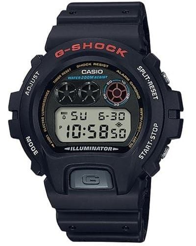 G-Shock Orologio Digitale al Quarzo Uomo con Cinturino in Acciaio Inossidabile DW-6900-1VER - Blu