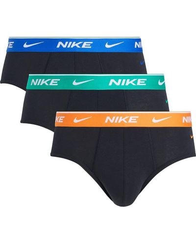 Nike Slip 3 Mutande Uomo Underwear Everyday Cotton Stretch Medium M Intimo - Nero