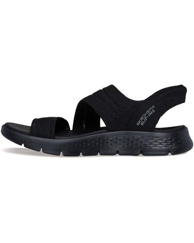Skechers Go Walk Flex Sandal-enticing_141482 Sandals - Black