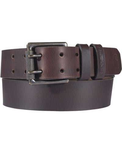 Carhartt Double Prong Leather Belt - Brown