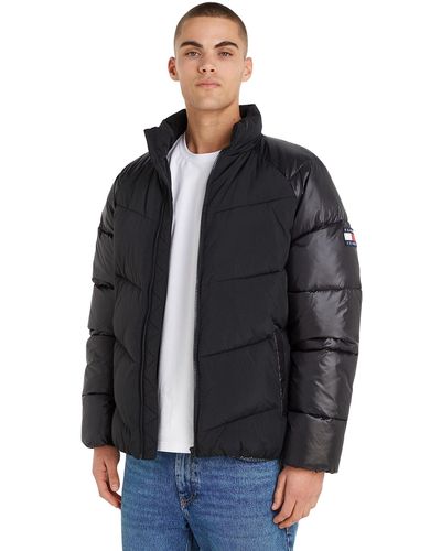 Tommy Hilfiger Giacca Uomo Tonal Puffer Giacca Invernale - Nero