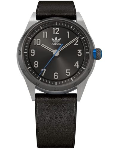 adidas Black Eco-leather Strap Watch