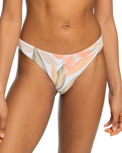 Roxy Beach Classics Tanga Bikini Bottom - Brown