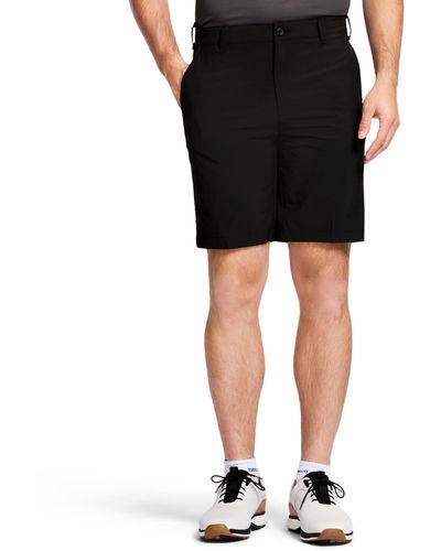 Izod Golf Stretch Flat-front Short - Black