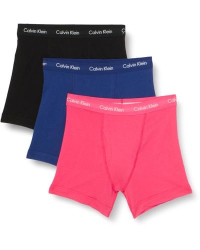 Calvin Klein Shorts Boxer Slip 3pk - Roze