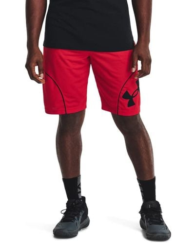 Under Armour S Perimeter Basketball 11-inch Shorts - Red